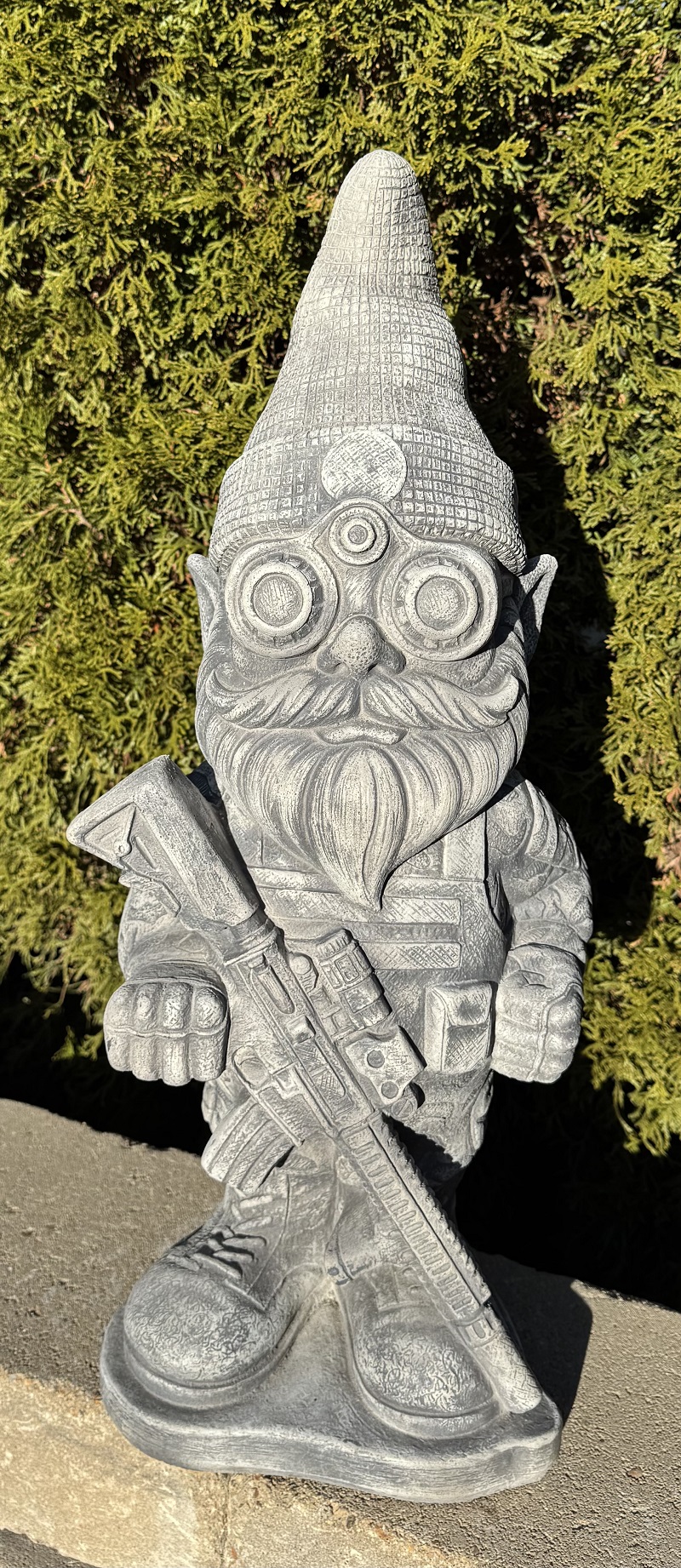 Serve and Protect Garden Gnome
