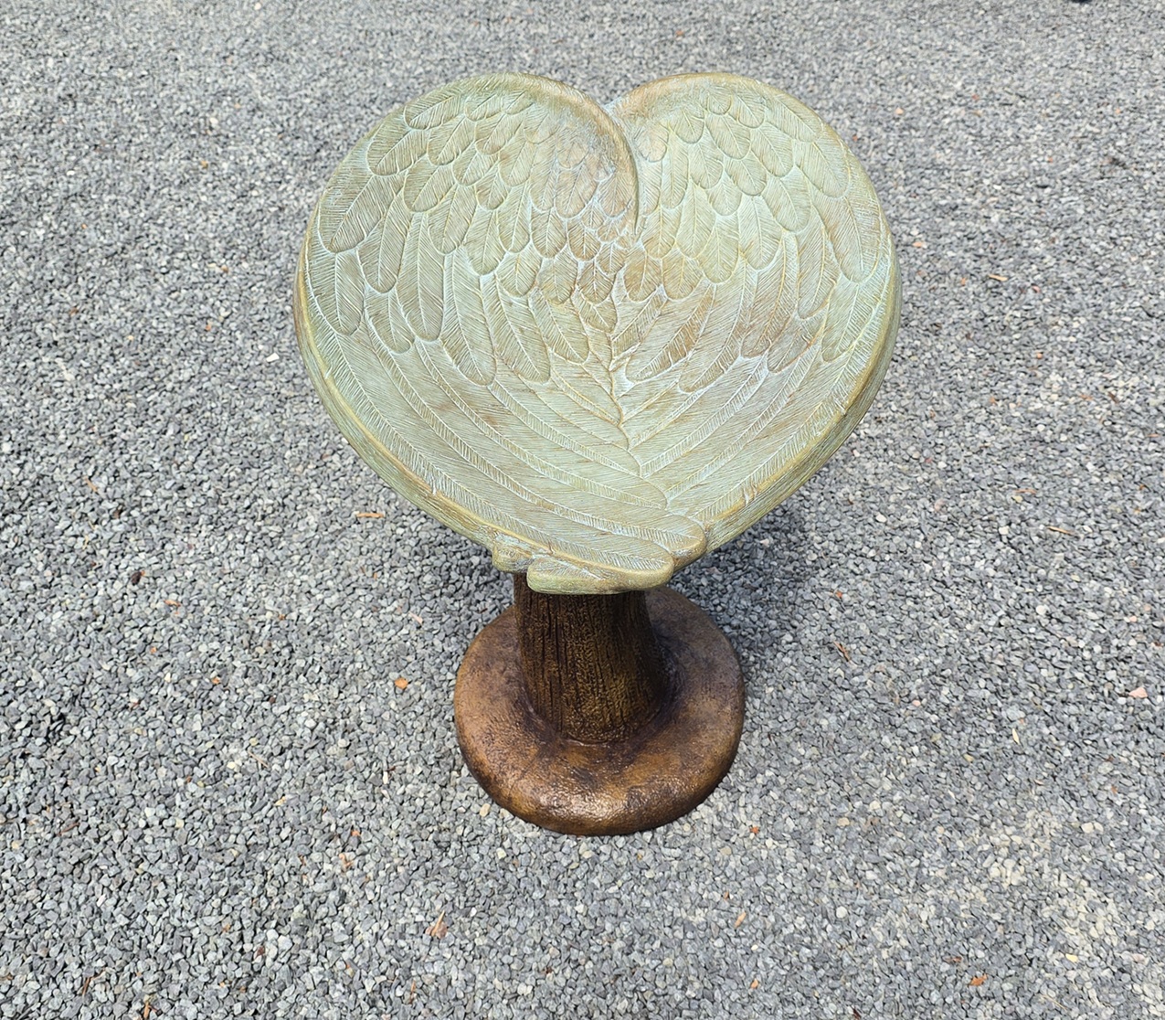 Angels Wings Birdbath