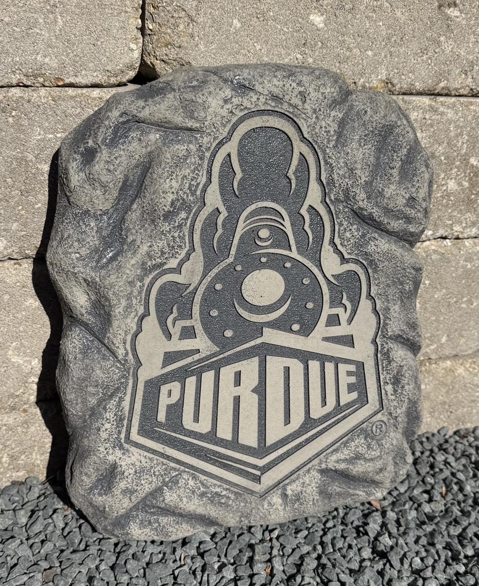 Purdue Locomotive Logo Stepping Stone