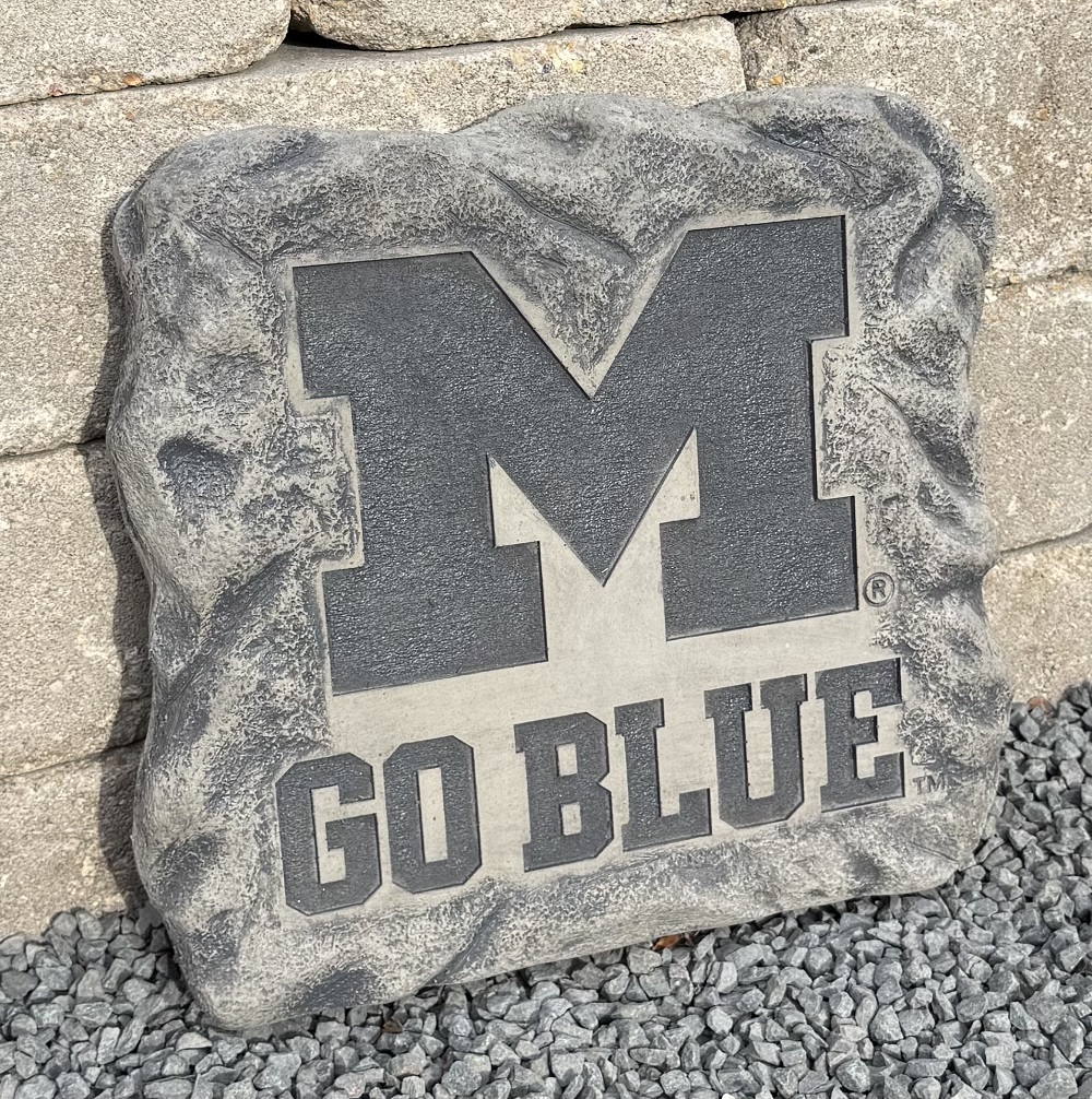 Michigan Block M Logo Stepping Stone