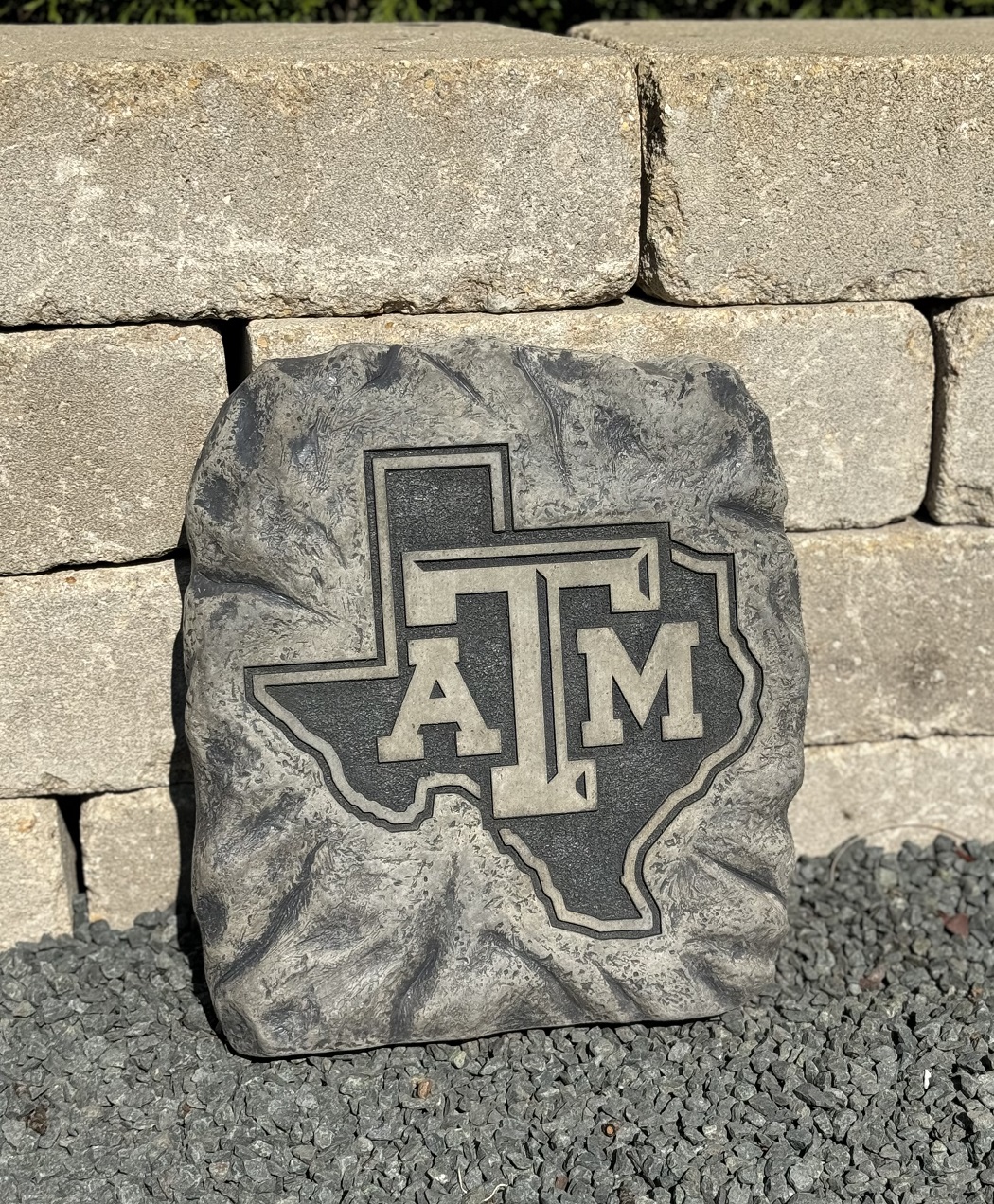 Texas A&M Lone Star Logo Stepping Stone