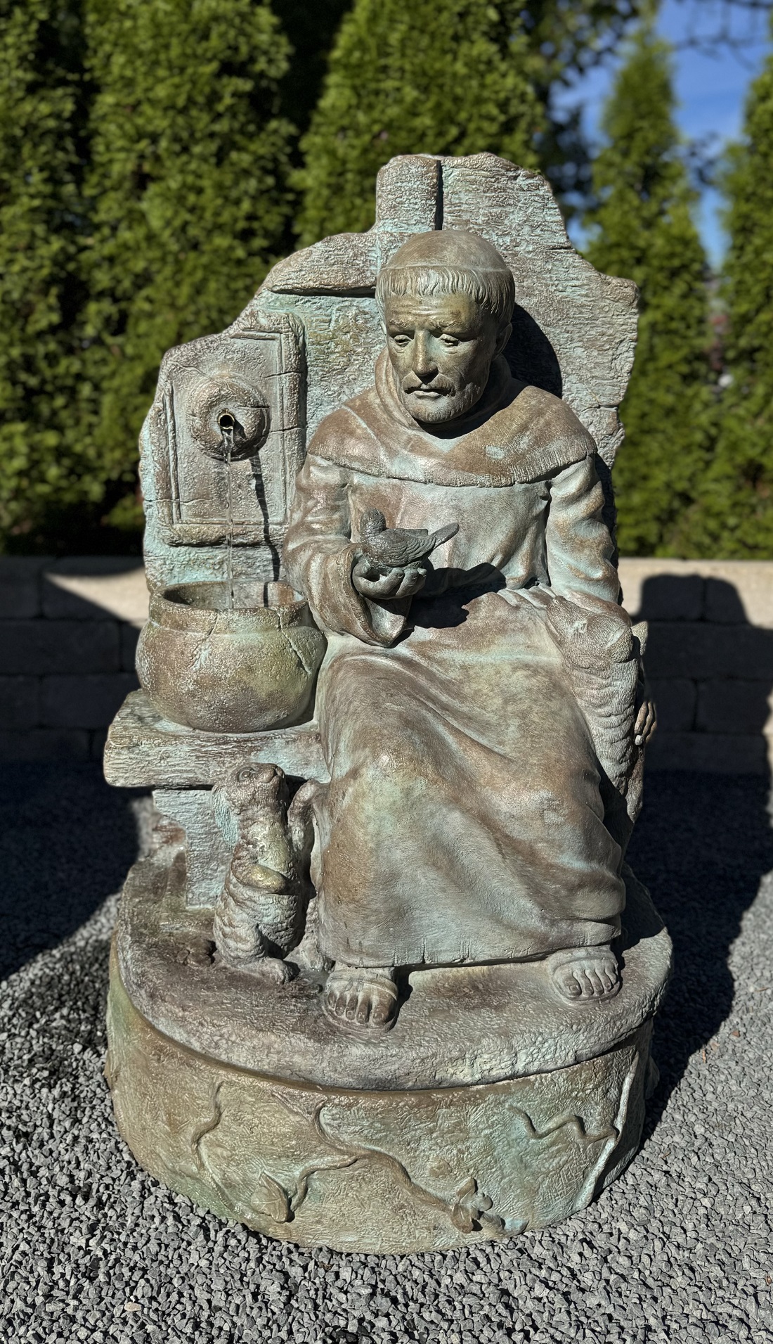 St. Francis at Well Fountain