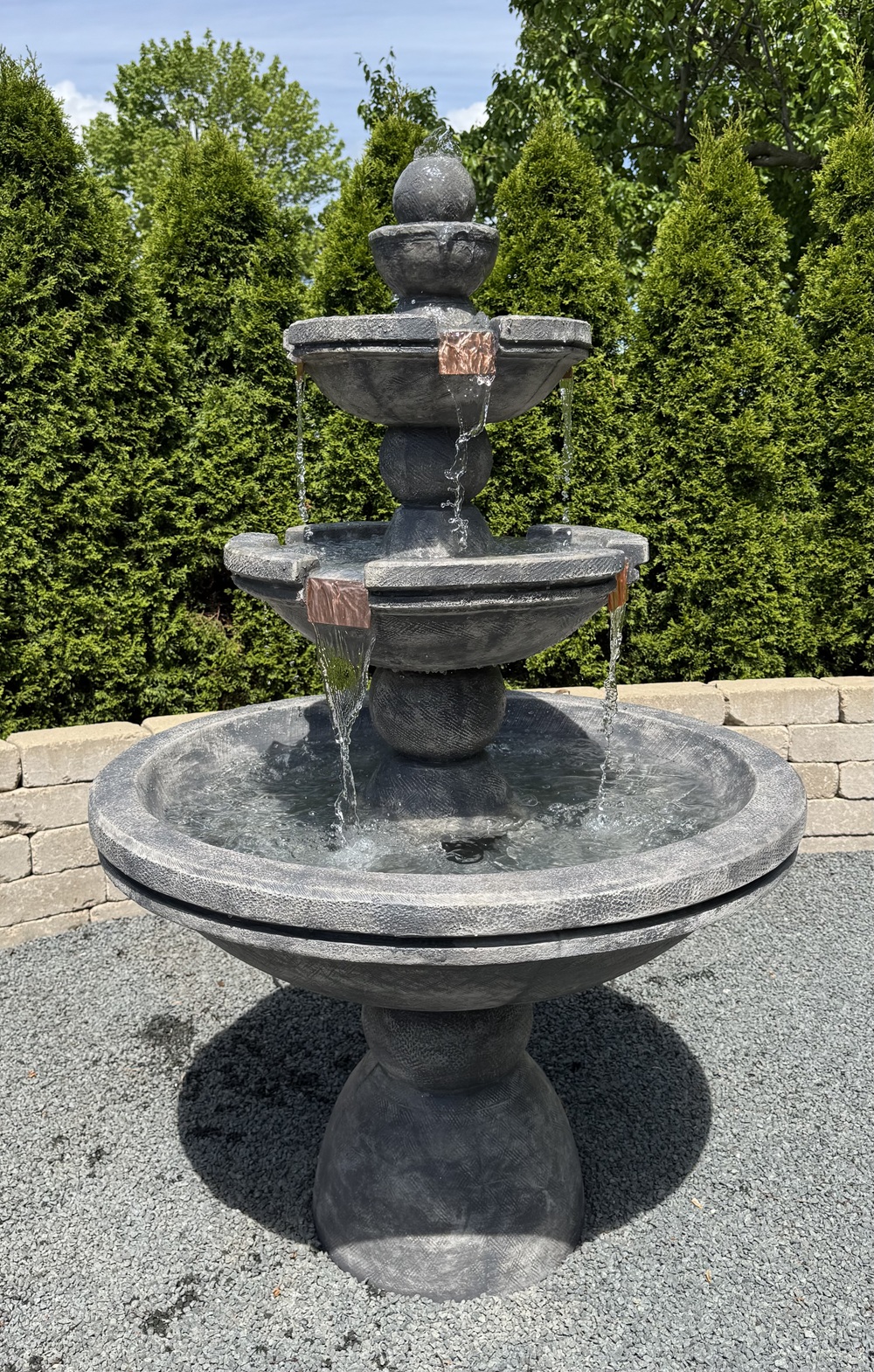 Buckingham Three-tier Fountain