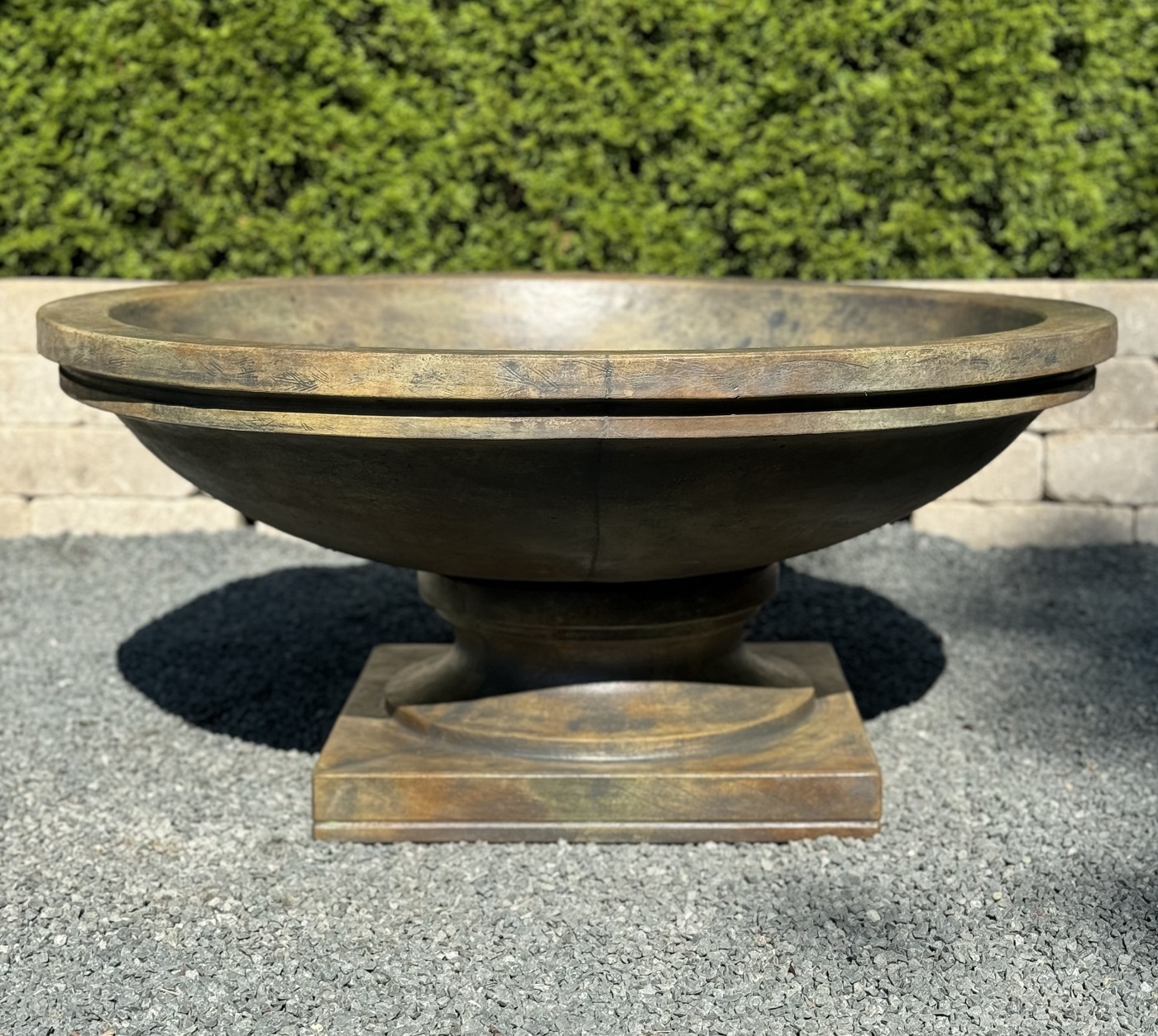 Prairie Dish Planter on Square Base