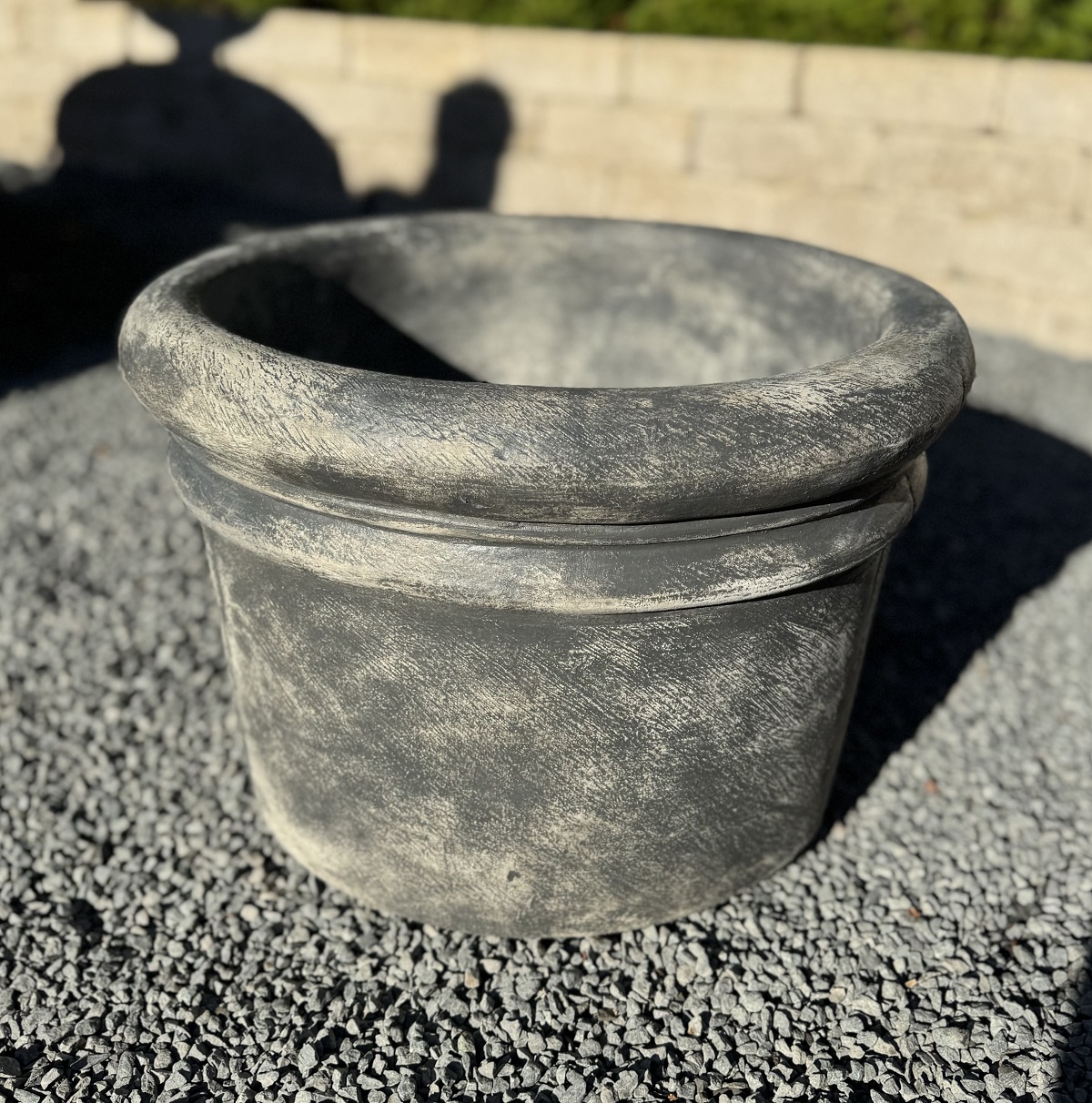 Small Rolled Rim Planter