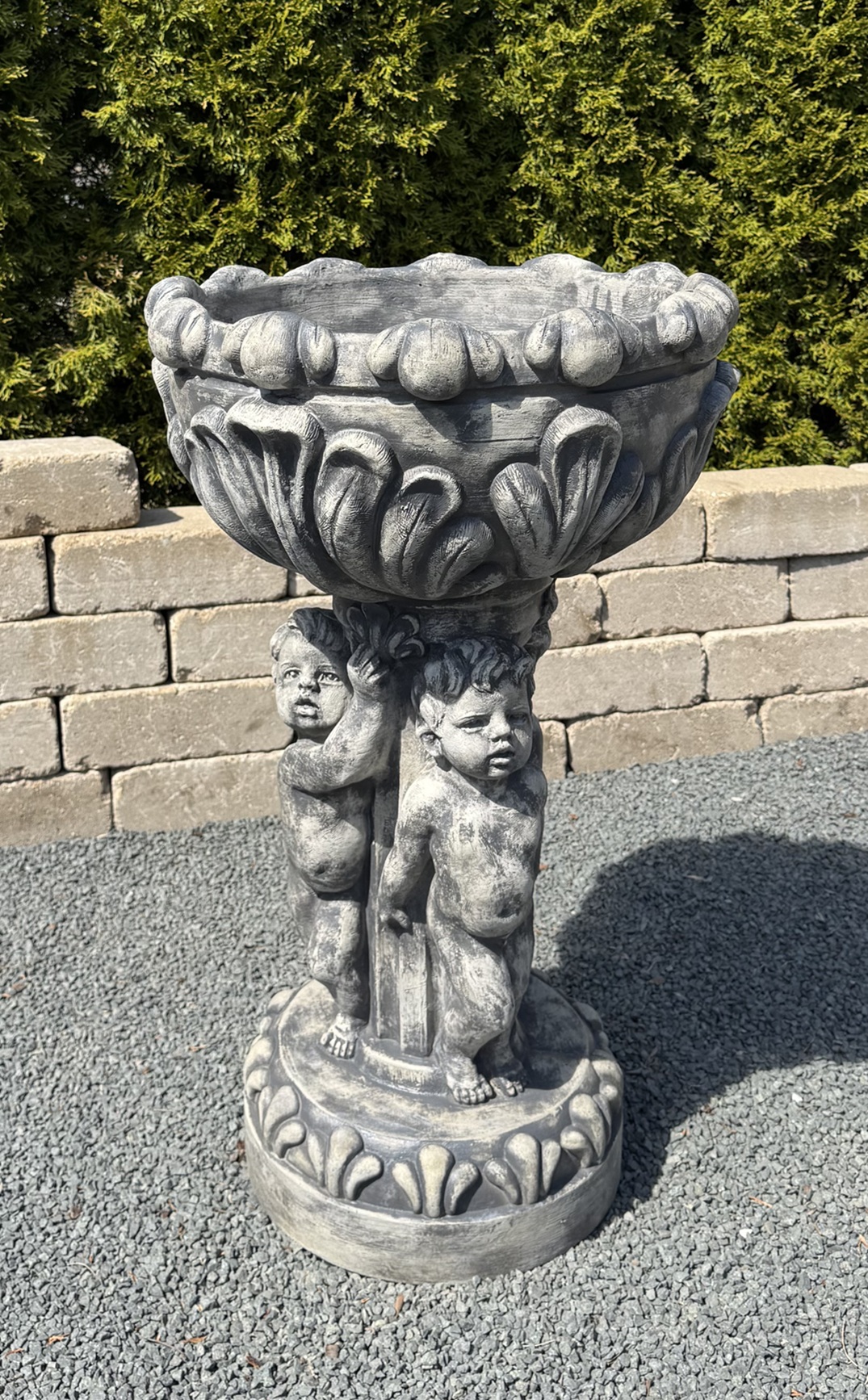 Large Italian Cherubs Planter