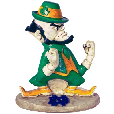 Notre Dame Leprechaun College Mascot