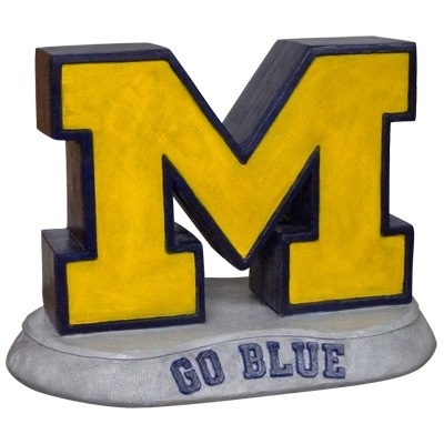 Michigan M - Go Blue Logo College Mascot