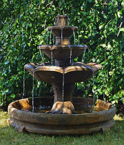 Montreux Three-Tier Fountain in Rondo Pool