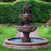 Three-Tier Leonesco in Toscana Pool Fountain