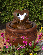 Heart of Hearts Bubbler Fountain