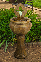 Tall Antique Cross Bubbler Fountain