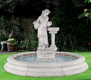 Angella Fountain in Toscana Pool with Spray Ring (original surrounds)